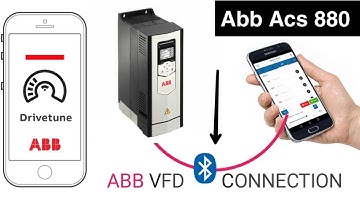 How to connect Abb Acs880 with mobile via Bluetooth |  abb acs880 backup in mobile