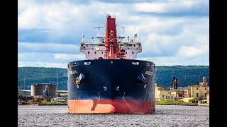 Wheat from Duluth MN to Bari Italy! The Isabelle G Departing Duluth with Wheat.