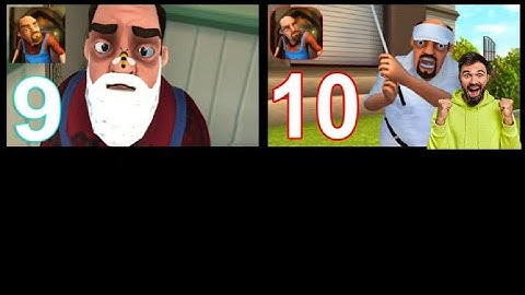 scary stranger 3d walkthrough part 9 and 10 (Android, iOS)