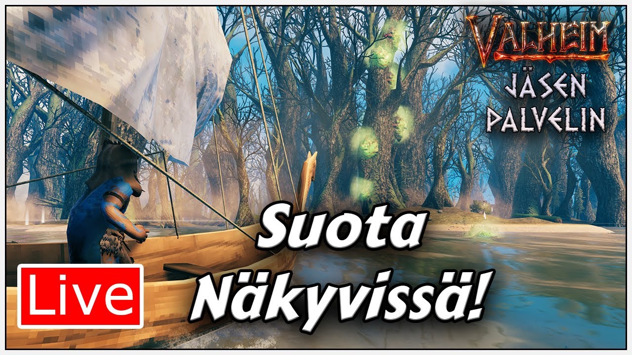 Ensimmäistä kertaa suolla! - Striimataan Jäsen serveriltä - Valheim Suomi Live
