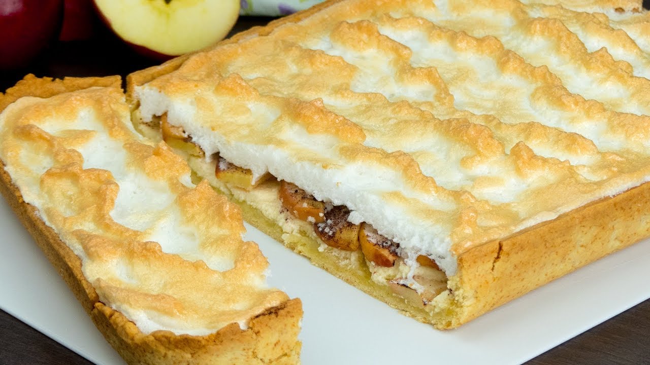 Jablkový tvarohový koláč – jednoduchý, velmi chutný a aromatický!| Chutný TV