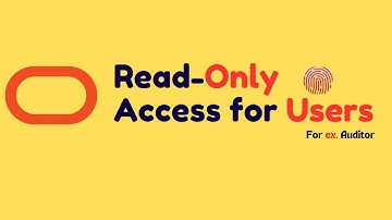 Oracle Fusion Read Only Access