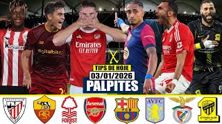 🔥⚽FOOTBALL PREDICTIONS FOR TODAY, SATURDAY, EUROPEAN FOOTBALL 03/01/2026 + READY-MADE TICKET🔥✅ screenshot 1