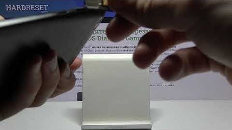 Как вставить симку и карту памяти в андроид смартфон Archos Diamond Gamma?