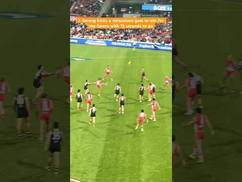 15 Seconds Left… and the Sydney Swans WIN It! 🤯🏉 #afl #sydneyswans #swans #scg