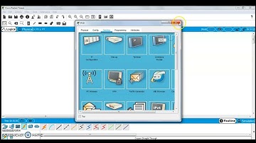 How to setup "PEER-to-PEER connection with 2 PCs and a Printer" in Cisco Packet Tracer