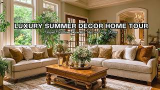 Luxury Summer Decor Home Tour | Elegant Williams Sonoma Style in Every Room