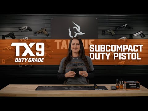 TaurusTX™ 9 Subcompact: Duty ready. Optics ready. Fully adaptable.