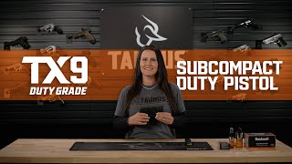TaurusTX™ 9 Subcompact: Duty ready. Optics ready. Fully adaptable.