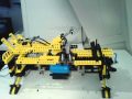 timelaps making of a lego crane