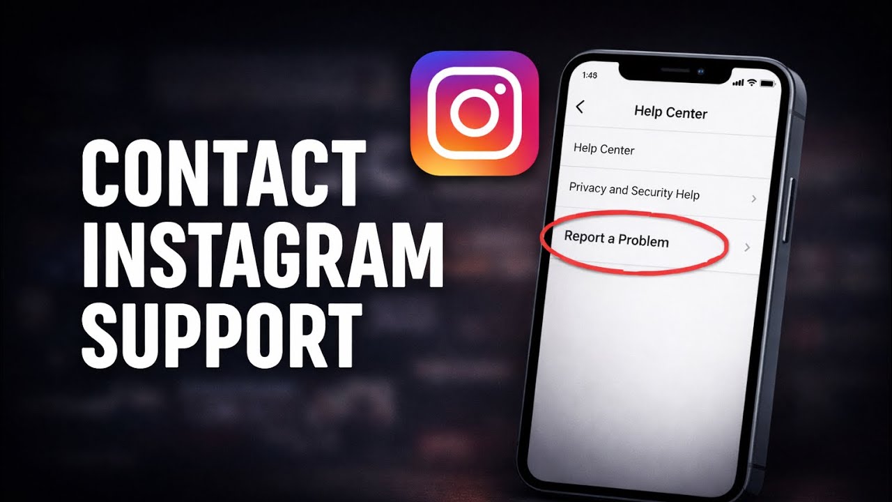 How to Contact Instagram Support on Mobile || How to Contact Instagram Help Center Using Your Phone