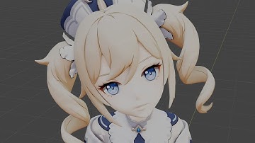 [Blender Tutorial] Blender Cloth physics to your MMD models part 2 | Hair & Accesories