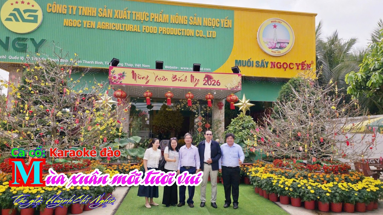 Ca cổ: MÙA XUÂN MỚI TƯƠI VUI (Karaoke đào) | Tác giả: Huỳnh Chí Nghĩa