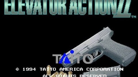 Elevator Action Returns / Elevator Action II - Arcade (1994)