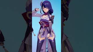 Raiden Shogun - Bananza【Genshin Impact MMD】