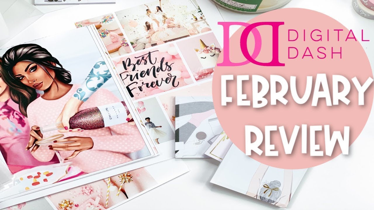 Planner Press Digital Dash Box Feb Review + B6 Flip Through E