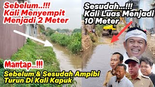 Sebelum & Sesudah Dinormalisasi Kali Kapuk Medan Satria Kota Bekasi