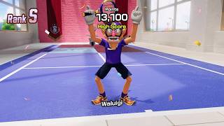 Mario Tennis Fever - Auto Tennis: Score Attack (13,100 points)