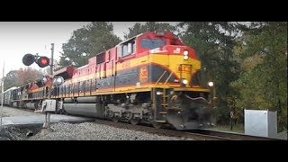 Norfolk Southern 361 Manifest Train KCS SD70ACe Leaders Berwin GA 11 6 2017