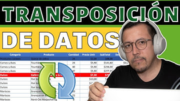 Las TRES formas correctas de TRANSPONER DATOS en Excel
