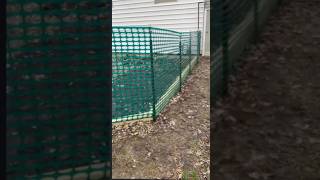 How to Install Temporary Fencing to Keep Your Dog Out of Muddy Areas. #temporaryfencing #diy