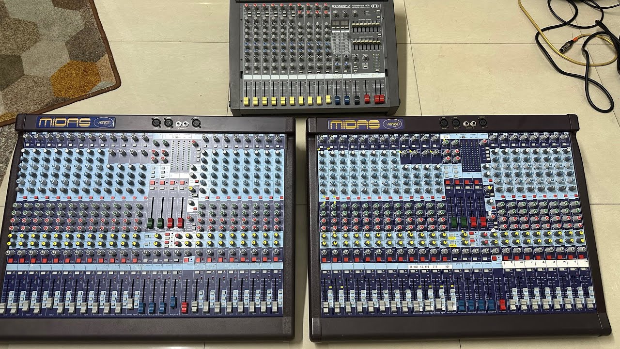Mixer midas venice 240 giá 30tr và dynacor power mate 1000 giá