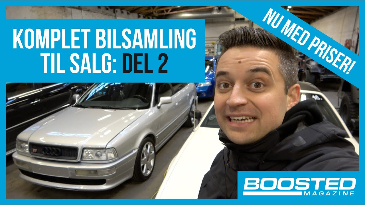 Komplet dansk bilsamling til salg: Del 2