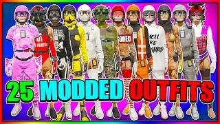 GTA 5 HOW TO GET 25 FEMALE MODDED OUTFITS! *AFTER PATCH* GTA Online