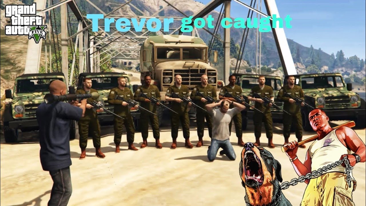 GTA 5: FRANKLIN & MICHAEL RESCUED TREVOR FROM POLICE IN LOS SANTOS IN ...