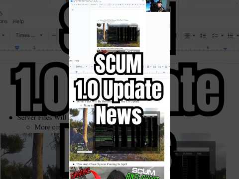 SCUM 1.0 Update