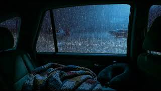 Heavy Rain and Soft Thunder on Car Roof Inner Calm - Fall Asleep Fast, Sounds for Anxiety Relief screenshot 3