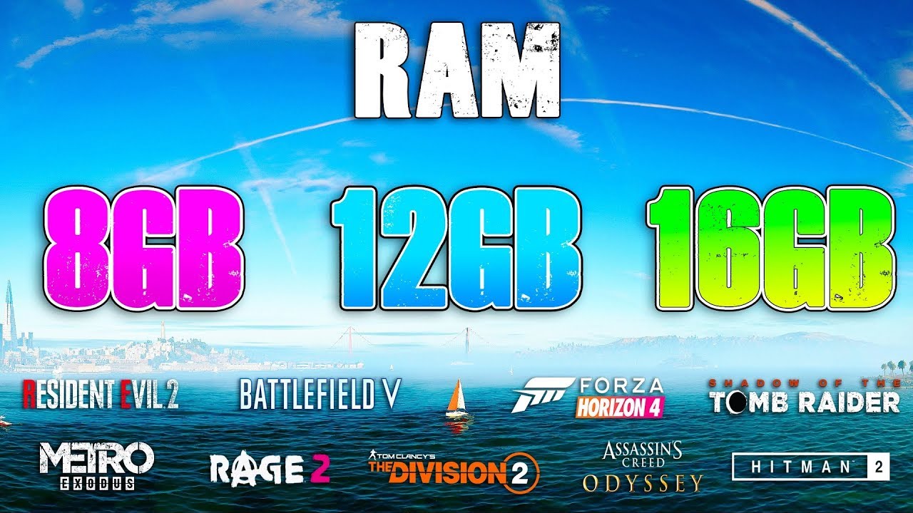 Rede bodsøvelser Afskedige How Much RAM Do You Need for New Games? - YouTube