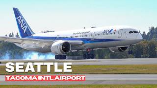 INCREDIBLE Aircraft Movements at SEA Airport 🇺🇸 | Plane Spotting in Seattle (SEA/KSEA)
