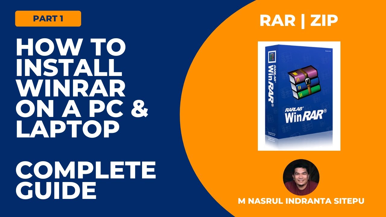 Cara Unduh WinRAR dan Instal WinRAR di Laptop atau Komputer Tutorial