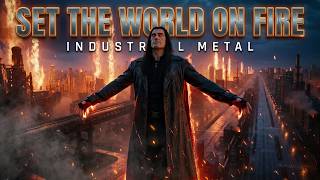SET THE WORLD ON FIRE | Industrial Metal | Dark AI Music Video