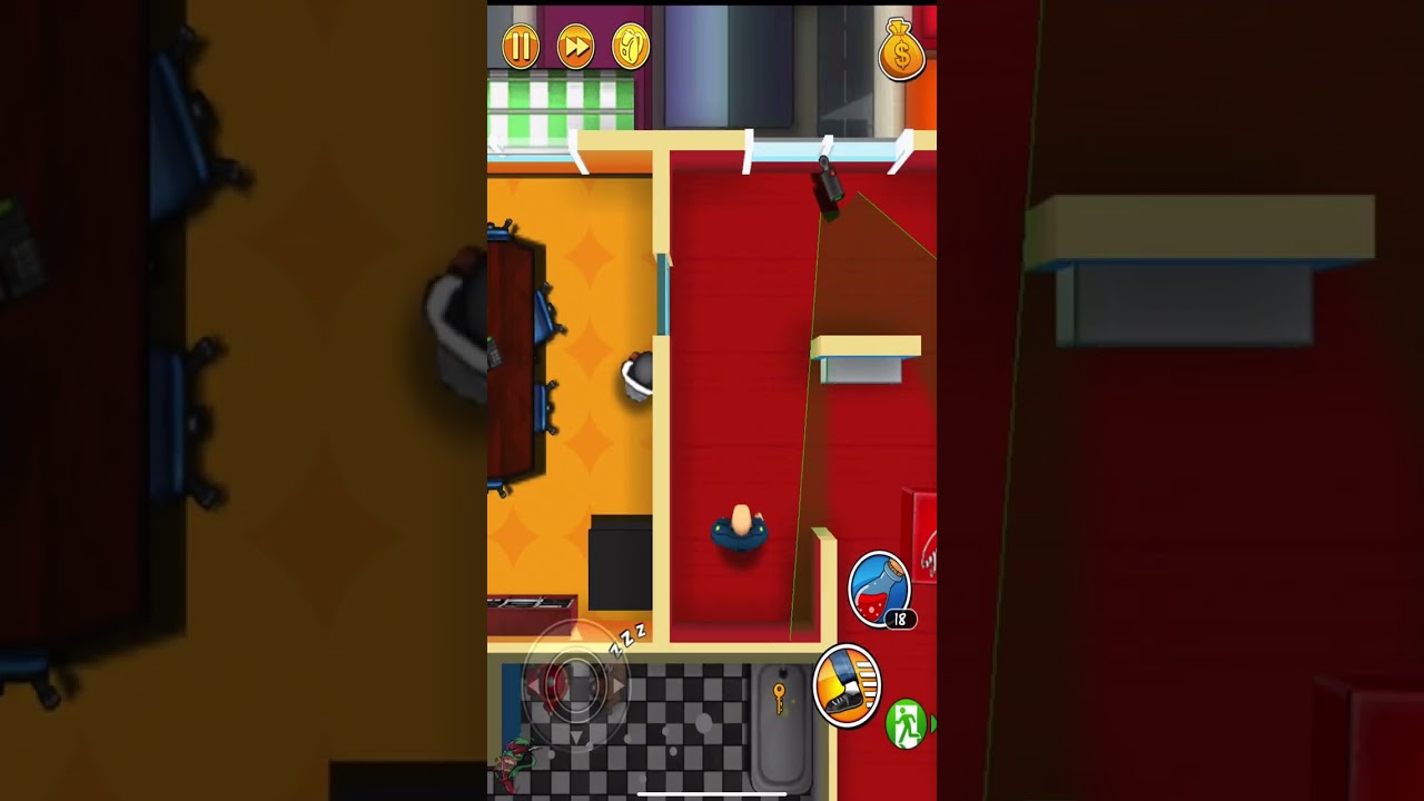 Robbery Bob: Challenge - Level 9 Perfect 100%