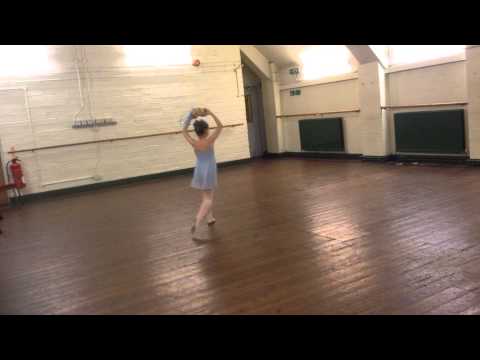 Ipek, 9 years old rehearsing Tarantella Dance.