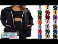 Aniywn Zipper Hoodies for Women Oversized Fleece Jacket Tunic Sweatshirts Fall Winter