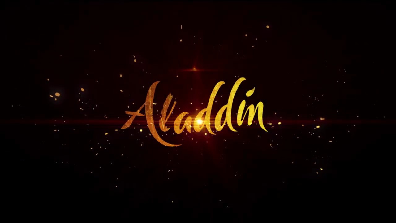 ALADDIN Title Animation