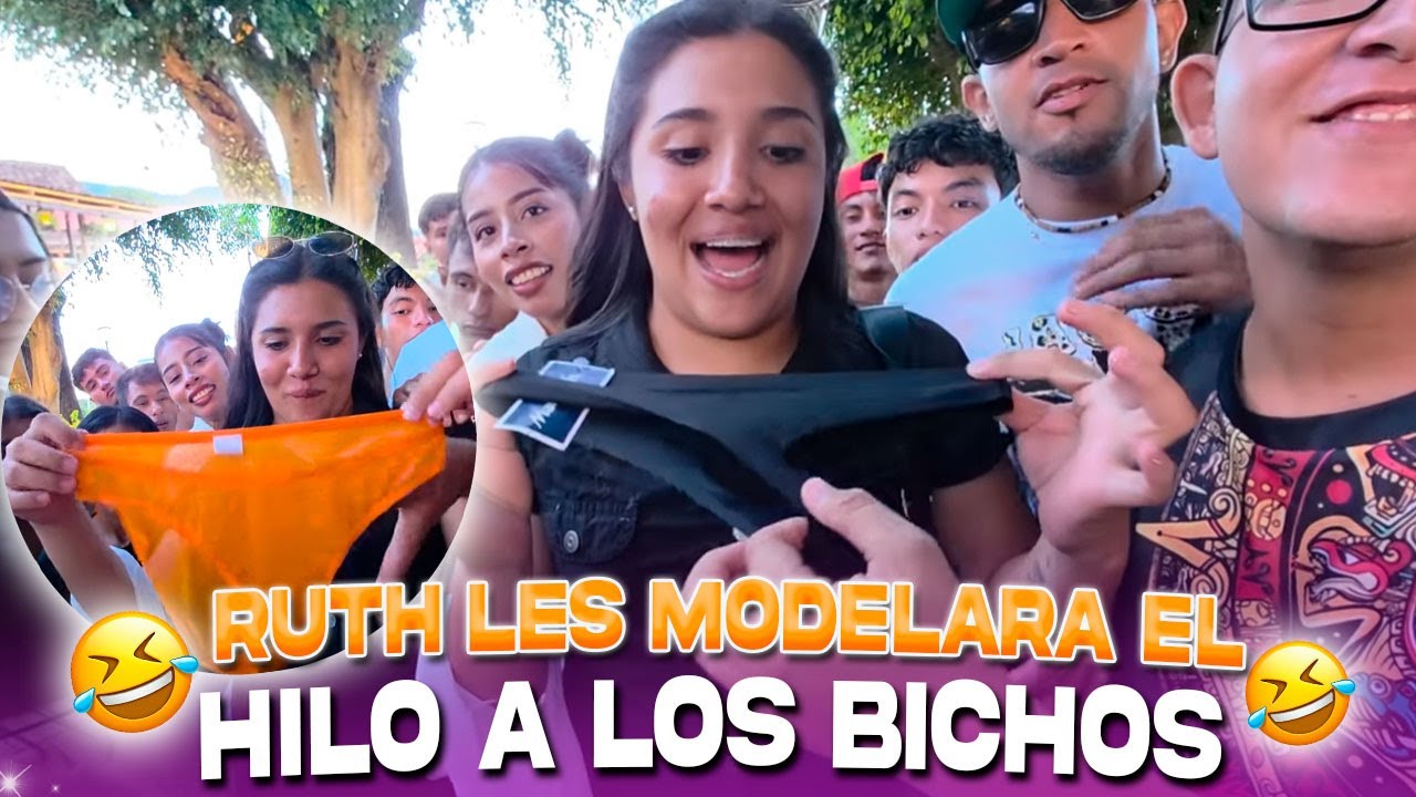 Ruth por primera vez usara hilo y prometió modelarselo a todos los bichos😳