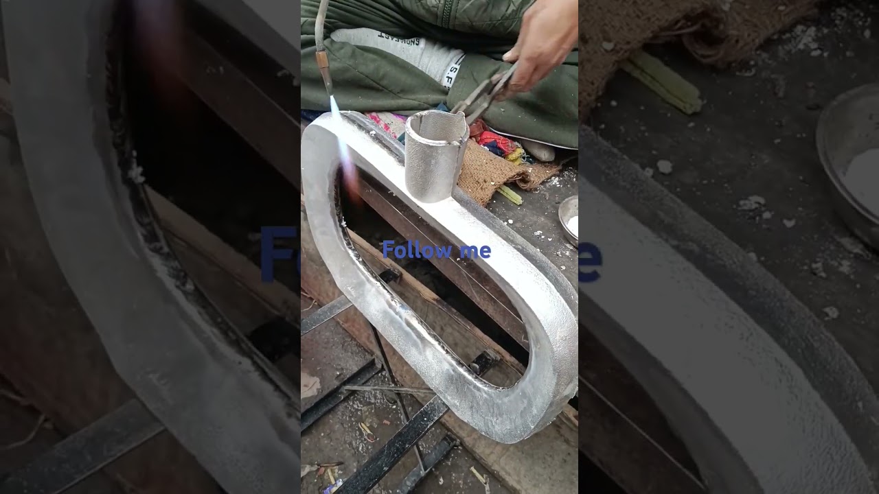 Bottle vase welding process 