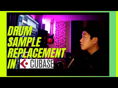 How to sample replace drums in Cubase