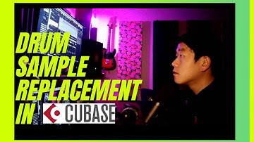How to sample replace drums in Cubase