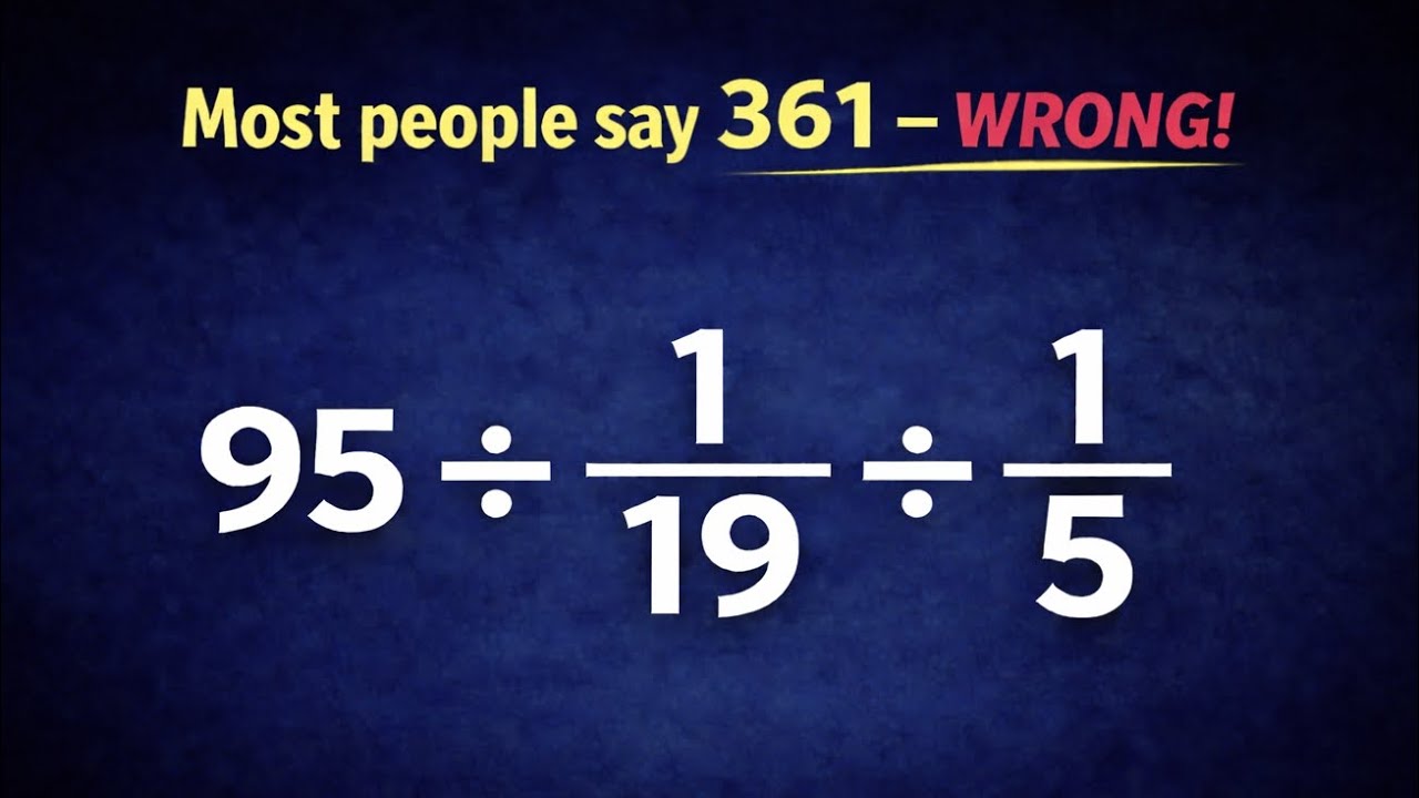 BODMAS + Fractions: Why 361 Is WRONG! [EXPLAINED]