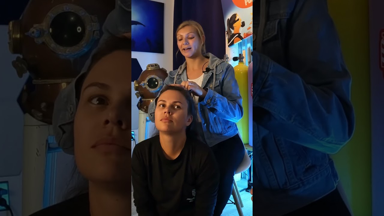 How to keep your hair from going crazy & falling out while SCUBA Diving