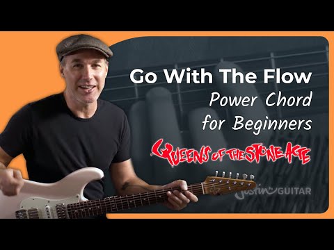 Queens Of The Stone Age Go With The Flow Guitar Lesson Justinguitar Tutorial Power Chords