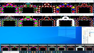 20x50 pixel 5 part  3D arch gate effects for T8000 part 8