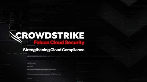 Falcon Cloud Security Strengthening Cloud Compliance: Demo Drill Down