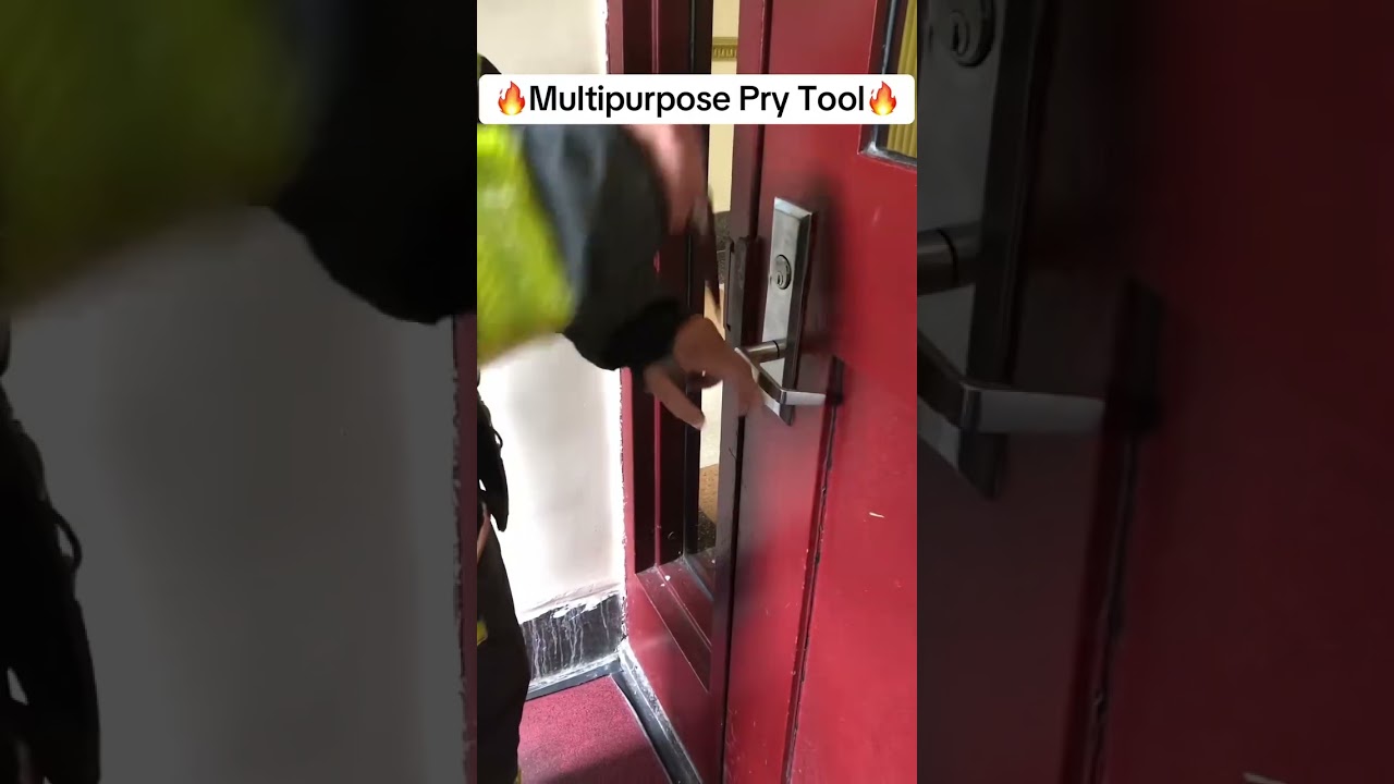 🚨Outward Opening Doors🚨The Multipurpose Pry Tool is the GOAT