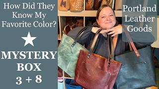 Unboxing a Mystery Box from Portland Leather Goods 3 Totes 8 Littles @portlandleather #plgpartner